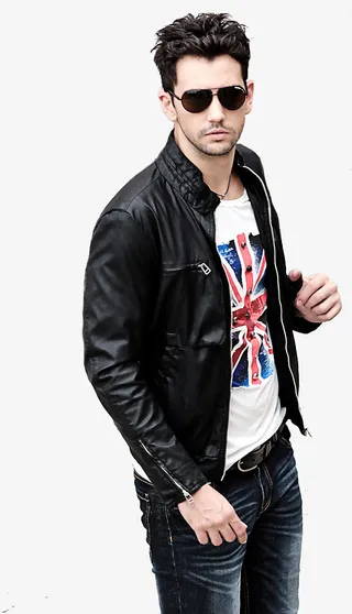 带着墨镜的男模特免抠