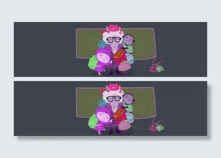 山羊卡通背景高清