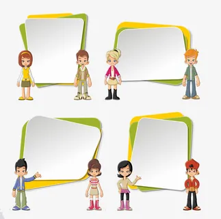 卡通对话框合集免抠