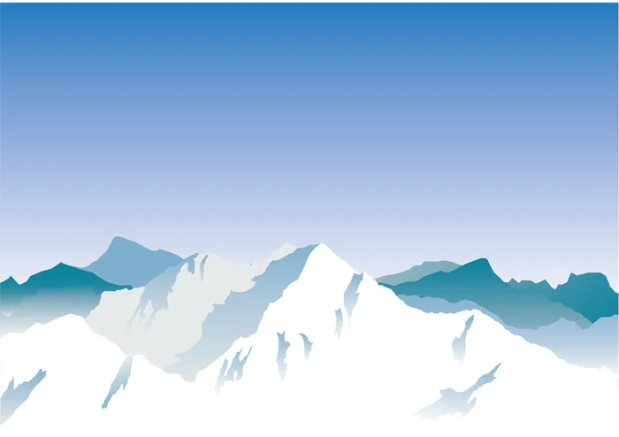 扁平化的冰川背景图高清
