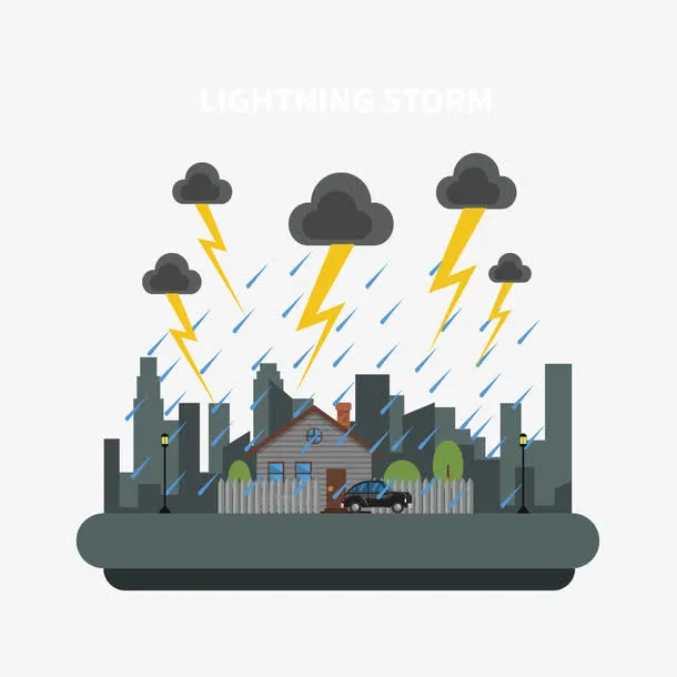 卡通天气素材免抠