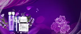 淘宝化妆品banner背景高清