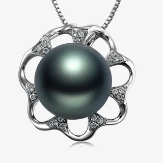 黑珍珠挂坠免抠