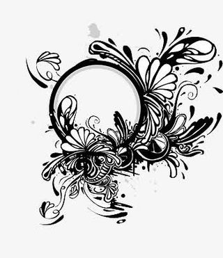 装饰性花环免抠