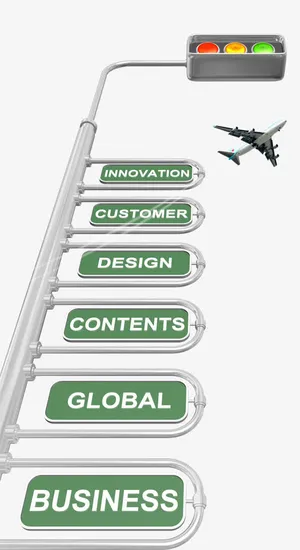 指示灯路牌免抠素材免抠