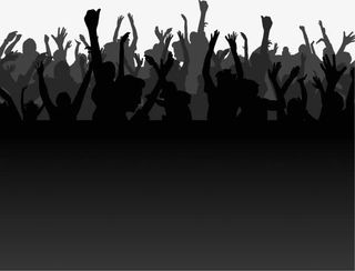 人群样式逆光大作战免抠