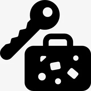 行李寄存牌图标免抠