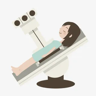 卡通超声波检查免抠