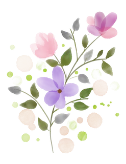 插画免扣小花高清