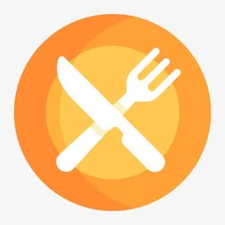 卡通餐盘免抠图标元素