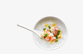 美味的早餐玉米廋肉粥免抠