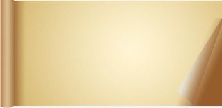 卷起的古典纸张免抠