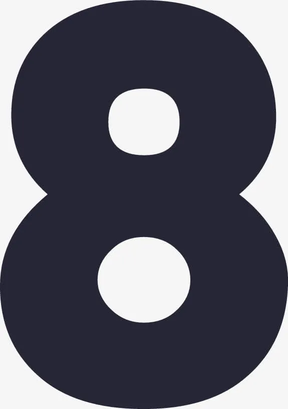 国际时尚_数字8免抠