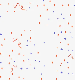 高清摄影活动海报促销纸屑免抠