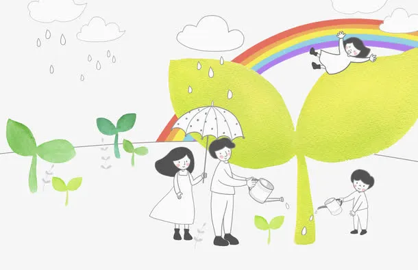 浇灌幼苗免抠