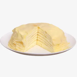 手工淡奶油班戟摄影免抠