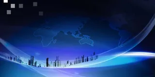 商务技术交流会签到处海报背景模板高清