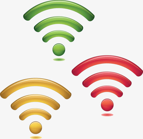 wifi信号元素免抠