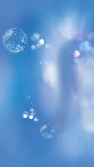 蓝底泡泡梦幻H5背景高清