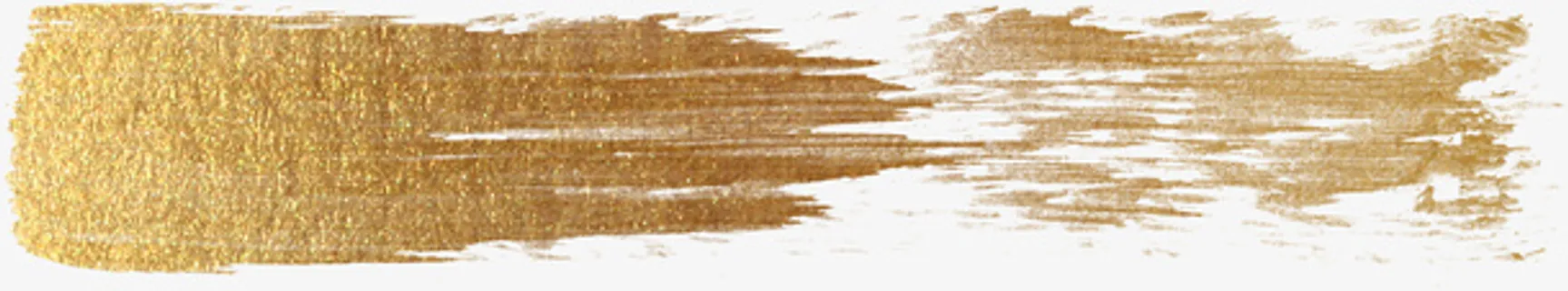 黄金笔触漆质感墨迹透明PNG素材免抠