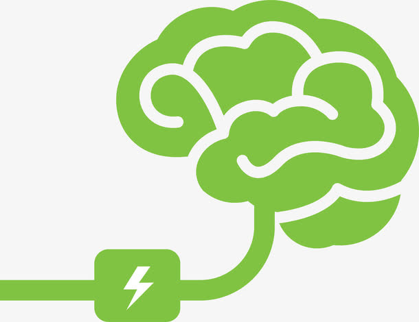 大脑充电图标免抠