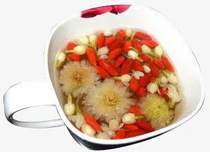 菊花茶免抠