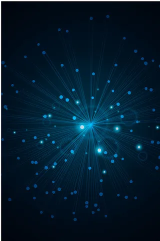 蓝色科技渐变商务光效粒子效果高清