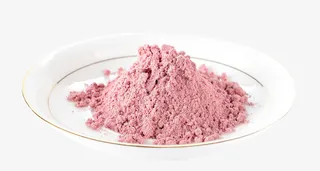 碟子里的紫薯粉免抠