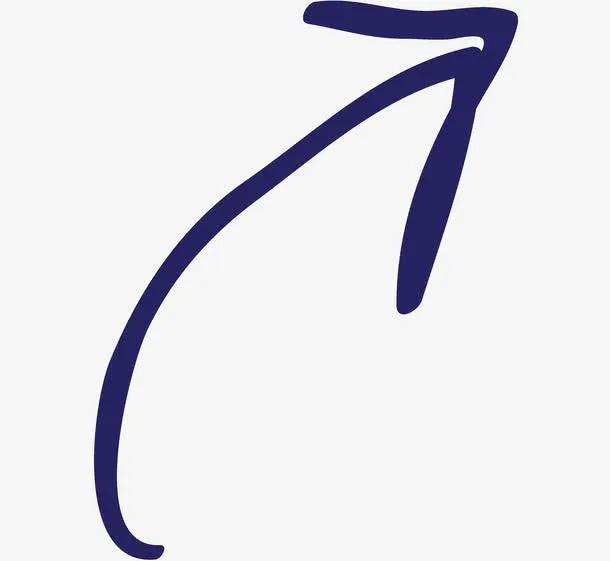 涂鸦指示箭头免抠