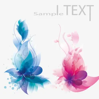 矢量花纹AI素材免抠