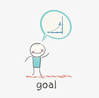 创意蓝色水彩人物插图免抠