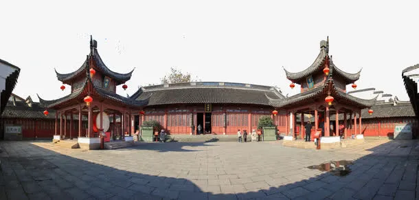 古典南京徽州中国夫子庙PNG免抠