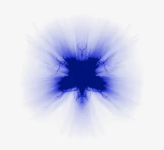 蓝色彩光免抠