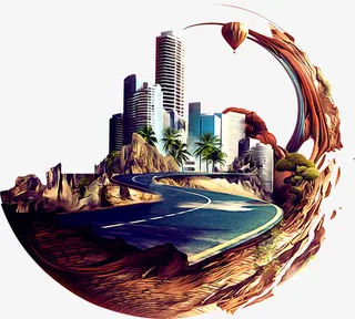 中国风，叶子，古风，配饰，建筑免抠