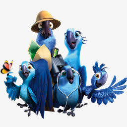 里约大冒险形象图标免抠