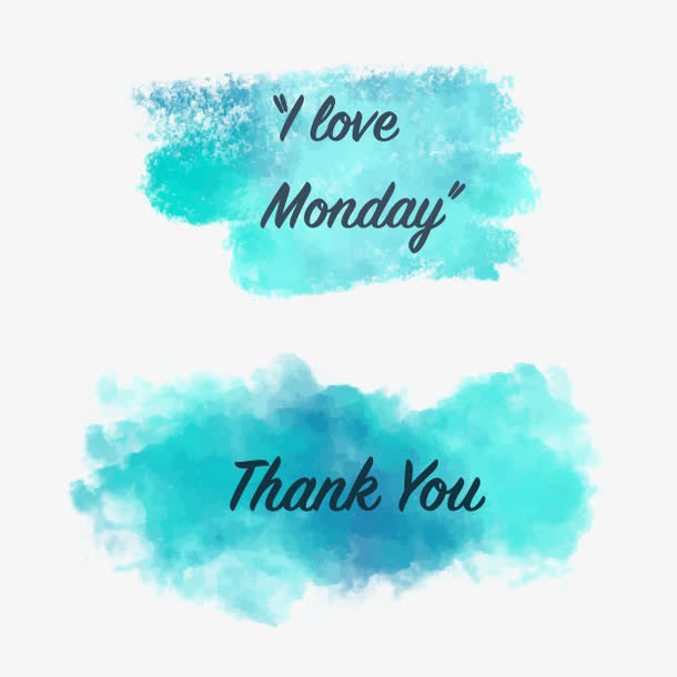 感谢英文艺术字免抠