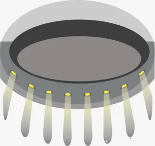 矢量图聚光灯免抠