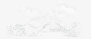 白色山水背景素材