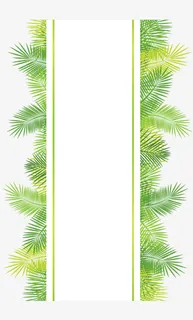 绿色春季植物标签免抠