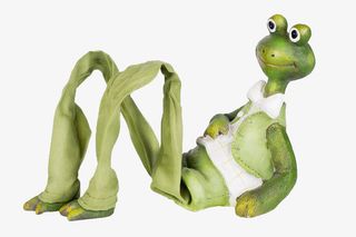 橡皮泥捏的长腿青蛙免抠