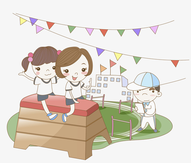 体育课上的女孩免抠