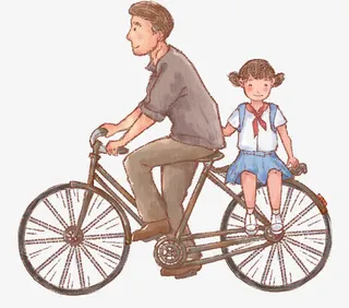 父亲节元素免抠