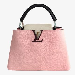 樱花粉内拼酒红色 女士手提包单免抠