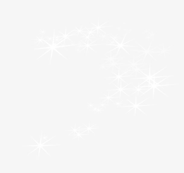 白色的星光素材免抠