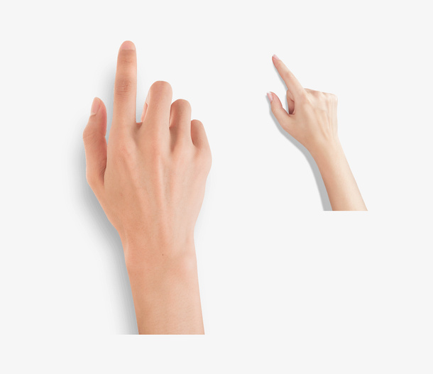 真人手指手势免抠