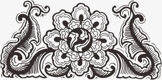 中国传统花纹免抠