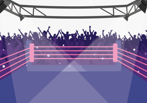 闪亮擂台矢量免抠