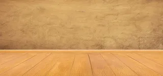 黄色墙体和木板图片高清