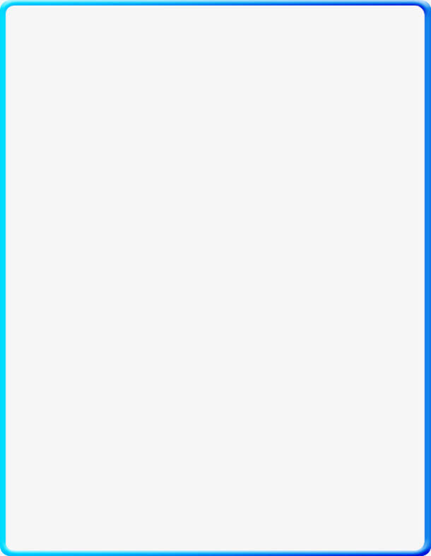 渐变边框蓝色装饰免抠