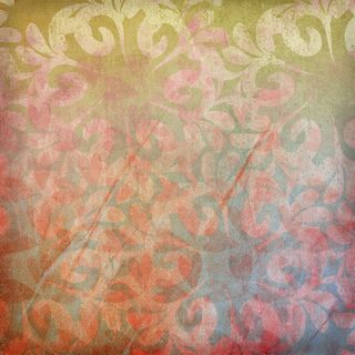 复古花纹纸张背景